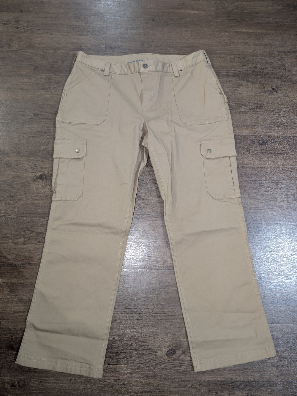 Duluth Trading Co. Curve-setter Waistband Cargo Pants Women's Size 16 W × 31